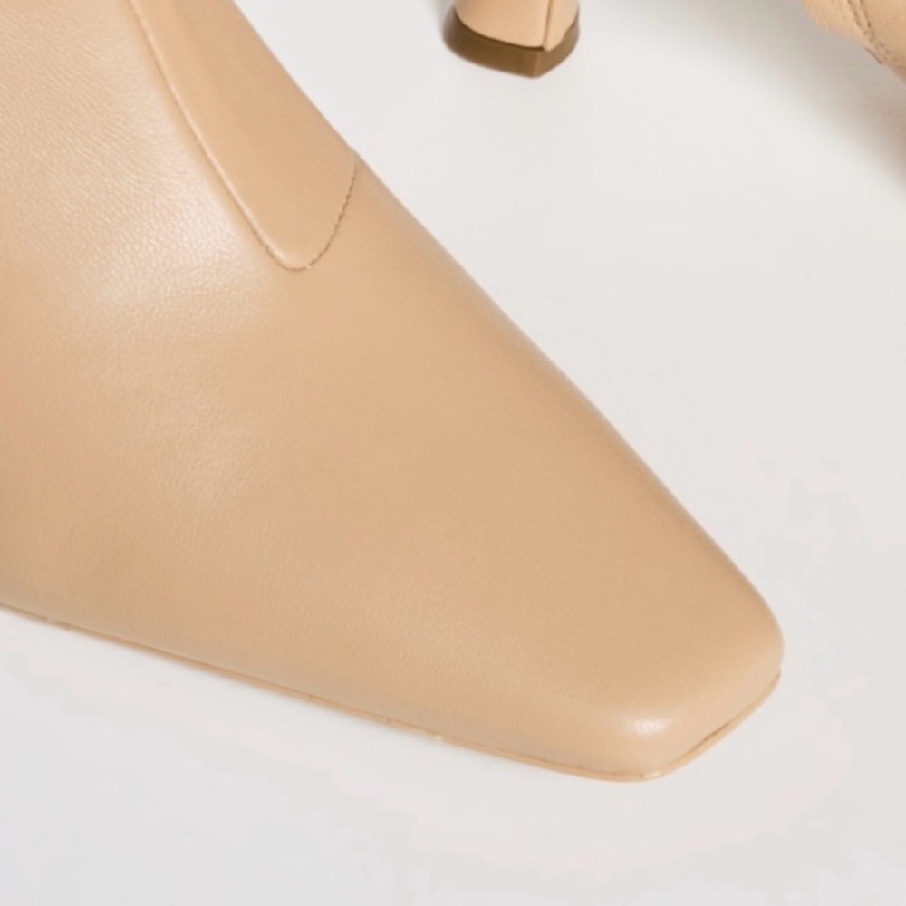 Loeffler Randall Thandy Leather Boot Ankle Bootie Bisque Tan Womens size 9 - Picture 5 of 9